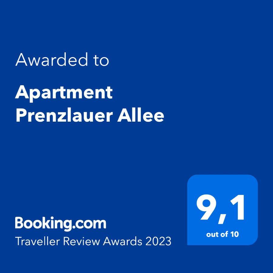 Apartment Prenzlauer Allee Berlin Exteriör bild